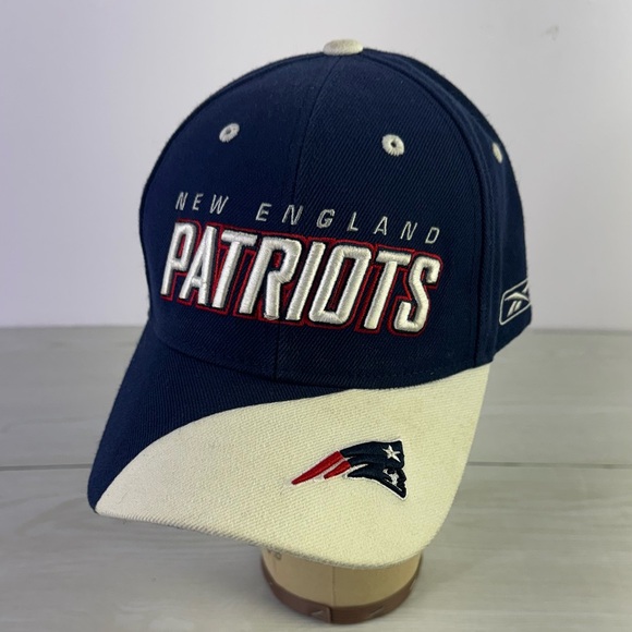 New England Patriots Other - New England Patriots Hat Cap Blue Adjustable Strap Embroidered NFL Reebok